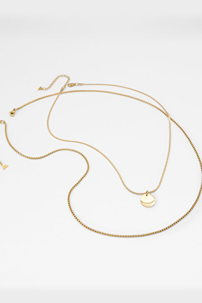 Aldo DUOLINK - Erkek Çelik Gümüş Rengi Kolye