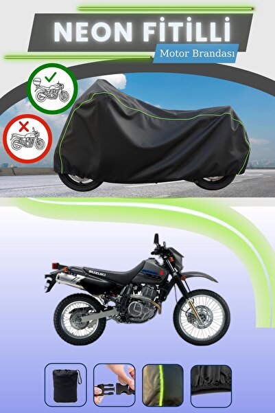 Cemku Shade حقيبة خلفية سوداء متوافقة مع نيون فايتل سوزوكي DR650 SE متوافقة م...