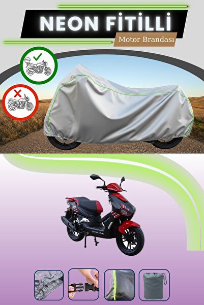 Cemku Shade حقيبة خلفية رمادية متوافقة مع قماش نيون فايتل أباتشي XRS المتوافق...