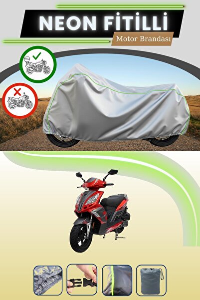 Cemku Shade حقيبة خلفية رمادية متوافقة مع قماش نيون فيتيل مونديال 150 ماش الم...