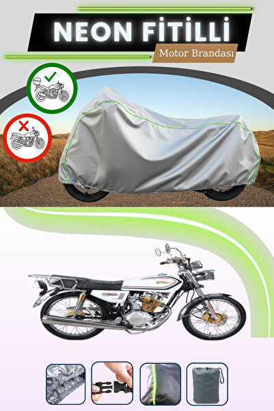 Cemku Shade حقيبة خلفية رمادية متوافقة مع Neon Fitilli Kuba Cheetah 125R Max ...