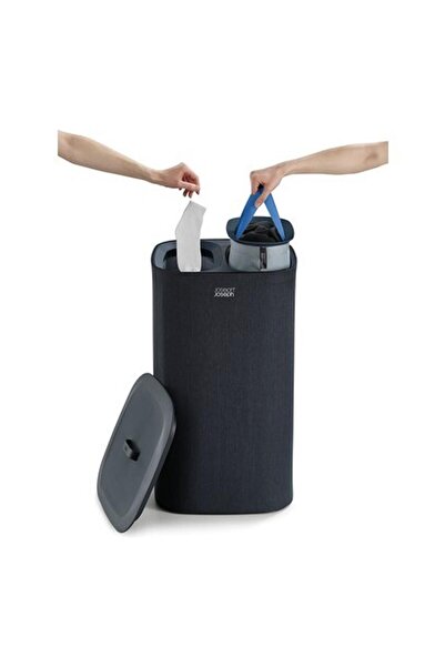 Joseph Joseph Tota 60 L Çamaşır Ayırma Sepeti Siyah