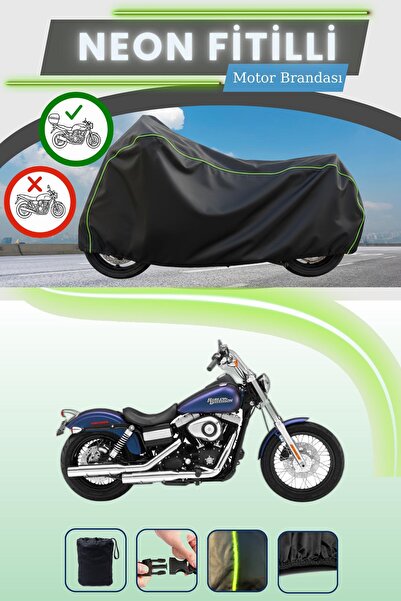 Cemku Shade حقيبة خلفية سوداء متوافقة مع حقيبة نيون متوافقة مع هارلي ديفيدسون...