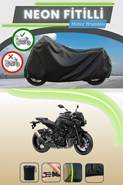 Cemku Shade حقيبة خلفية سوداء متوافقة مع نيون فايتللي ياماها MT-10 SP متوافقة...