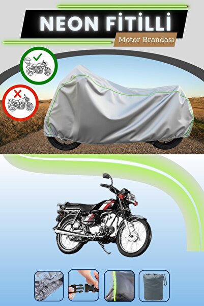 Cemku Shade حقيبة خلفية رمادية اللون متوافقة مع قماش نيون فايتي هوندا هيرو 10...