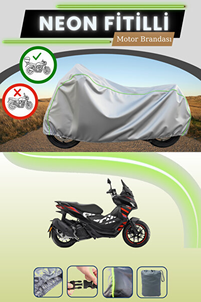 Cemku Shade حقيبة خلفية رمادية متوافقة مع قماش نيون فايتي أبريليا إس آر جي تي...