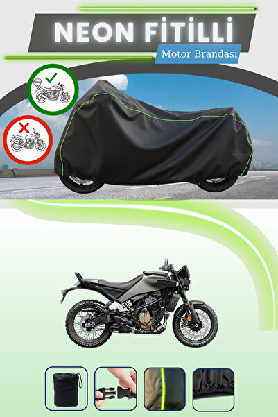 Cemku Shade حقيبة خلفية سوداء متوافقة مع نيون فيتيل هوسكفارنا سوارتبيلين 125 ...