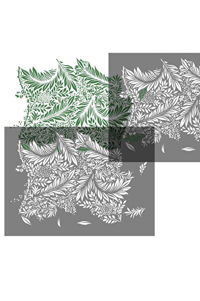 Maxrom Sablon 563x570x0.7mm Larkspur Refolosibil, model MXSP7008