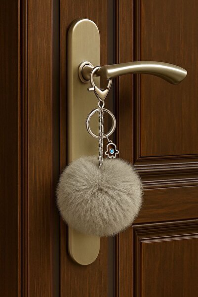 Homeland Plush Fluffy Pompom Puff Mink Furry Home Office Car Phone Wallet Bag...