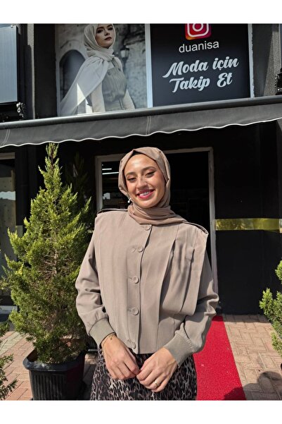 Ceremony Anjelik Apoletli Kısa Ceket W-6817