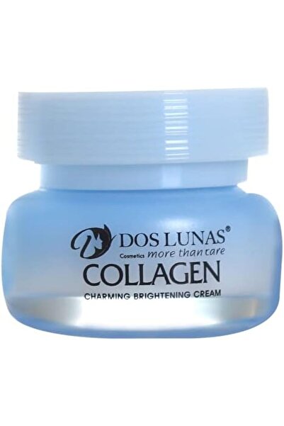 DOS LUNAS Cosmetics كريم الكولاجين للوجه لبشرة مشرقة من DOS LUNAS، 50 جرامًا