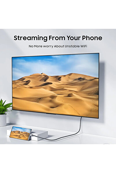 Generic HDMI Cable Aluminum Shell HD C-Type to HDMI 4K Video Adapter Converter