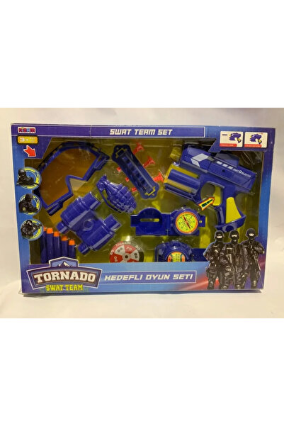 abnturk Yüksek Kalite Oyuncak Polis Seti Hedefli Gözlüklü Set 45x30 Cm