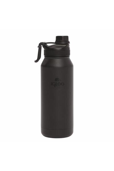 IGLOO Steel Thermos - - Sportsman - 1.2 Lt - Black - 205682