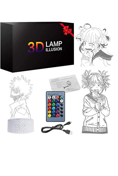 Pheya Jucarie lumina de noapte 3D cu telecomanda Pheya, LED, 3 modele