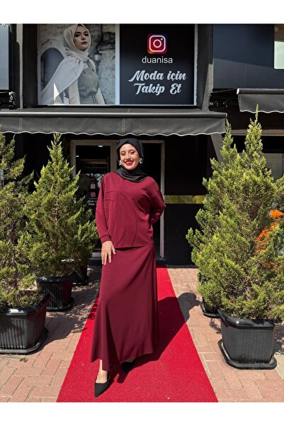 Ceremony Oval Kesikli Taş İşlemeli Adel Etekli Takım W-6949