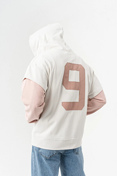 go gang own Φούτερ με κουκούλα Patriot 9 Premium με δερμάτινη λεπτομέρεια και...