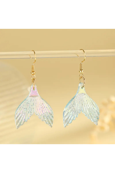 Haze Mermaid Tail Earrings