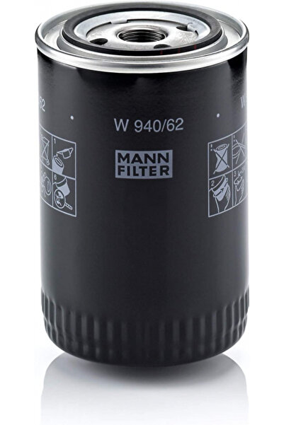 MANN Φίλτρο λαδιού W 940/62 για Iveco, Citroen, Fiat, Peugeot