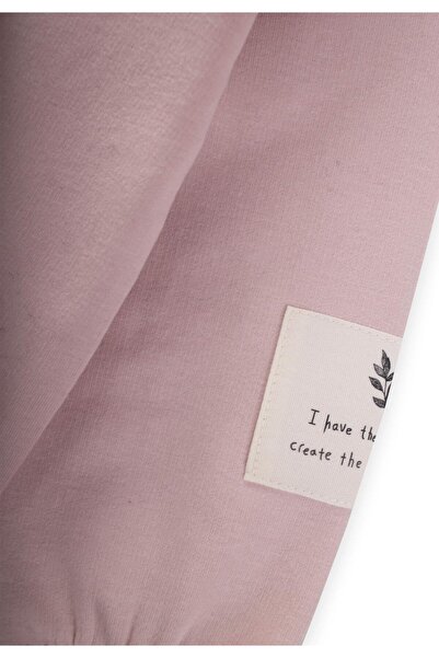 Cigit Sweatshirt Set 2-10 Years Powder Pink