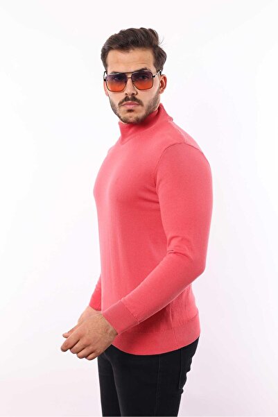 rugatchi Men's Half Turtleneck Knit Sweater — 100% Cotton