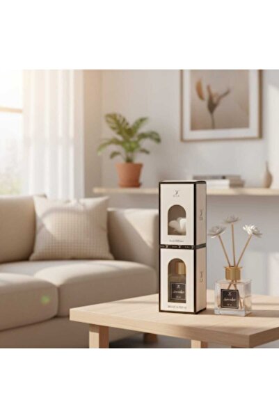 GIFT 6 قطع فواحه بعود الخيزران براس ذهبي