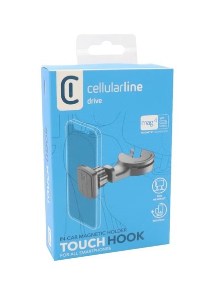 Cellularline Touch Hook In-car Magnetic Holder Smartphone Car Accessory
