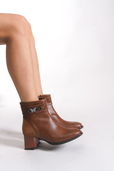 Riccon Дамски ботуши Bynnesia 0012853 Taba Leather