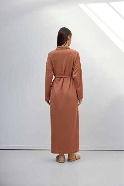 mervis Μακρύ φόρεμα από βαμβάκι από μπαμπού