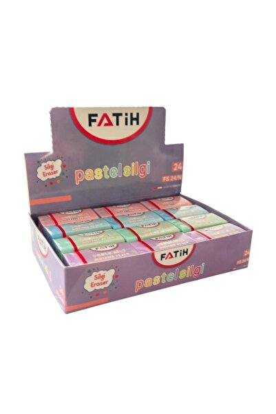 Fatih 4 Pieces of Pastel Colored Erasers