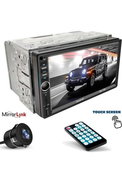 AKBAŞ TİCARET Dynamat Double 7" 4X55W Mirrorlink Bt/usb/sd/aux/fm Dynamat RS-...