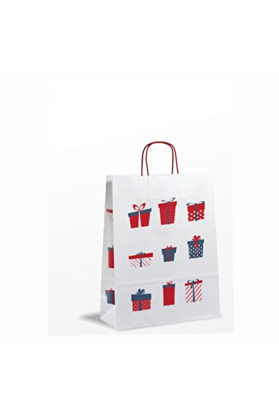 KOSYB GROUP 18 x 8 x 22 cm, Sacosa Alba GIFTS, 100 BUC SET
