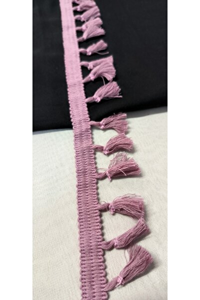 ALTAY AKSESUAR أرجواني اللون حافة شرابة هامش