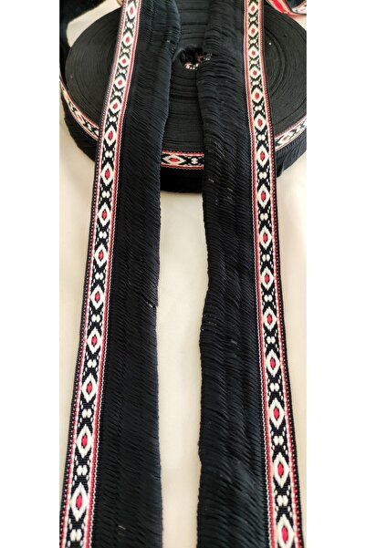 ALTAY AKSESUAR Etnik Desenli Lacivert Püskül Saçak