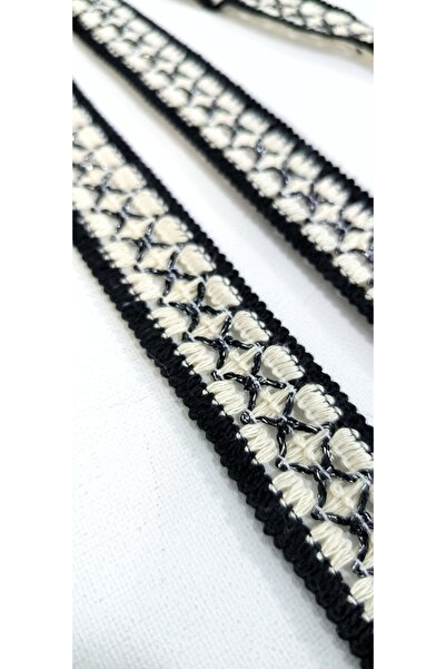 ALTAY AKSESUAR شريط محبوك أسود من ECRU