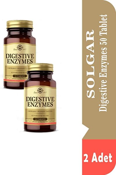 Solgar Digestive Enzymes 50 Tablet 2 Adet
