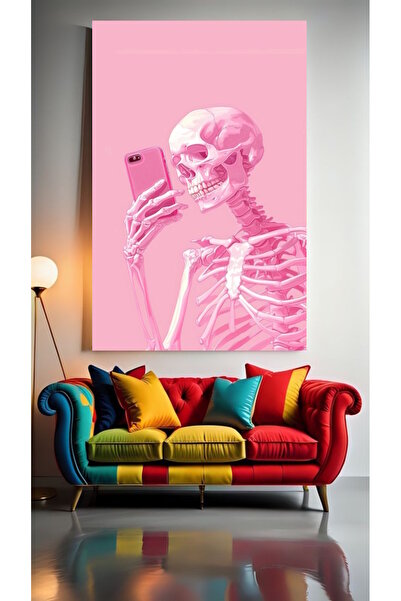 özkacar SKELETON ROZ V1 Perete de acasă Salon de înfrumusețare Birou Magazin ...