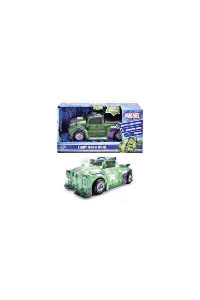 Mercaton JADA MARVEL MASINUTA LIGHT HERO HULK CU SUNETE SI LUMINI SCARA 1:32