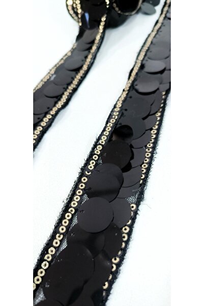 ALTAY AKSESUAR شريط رقائق بنمط عملة سوداء