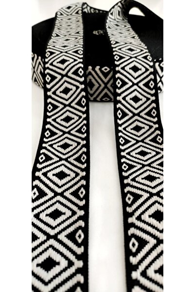 ALTAY AKSESUAR شريط عرقي كريمي أسود