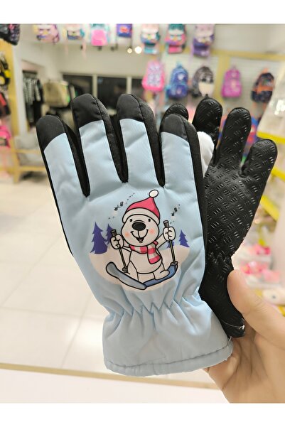 Monkabox Children's Snow Gloves with Snowman