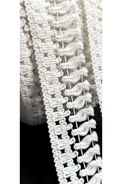 ALTAY AKSESUAR هامش قطني بحافة بيضاء (2 لون)