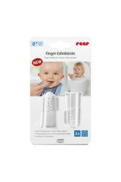 reer Silicone Finger Toothbrush, 2 Pieces, 79249