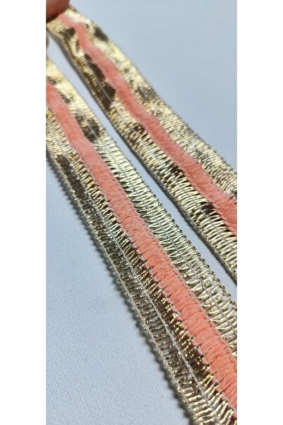 ALTAY AKSESUAR شريط خيط مسحوق ذهبي مدرع