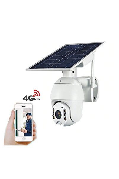 Ubox 4G Solar Powered Outdoor Data SIM Card Security Camera Dual Audio HD Night Vision