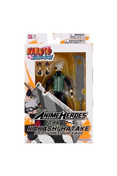BANDAI FIGURINA NARUTO SHIPPUDEN HATAKE KAKASHI FOURTH GREAT NINJA WAR 16.5CM