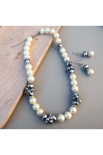 MOONGLOW ACCESSORIES Colier și cercei Amelie