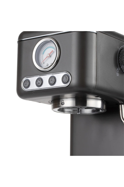 raf 1300W Semi-Automatic Italian Coffee Machine, 1.2L Espresso Maker with Milk Frother