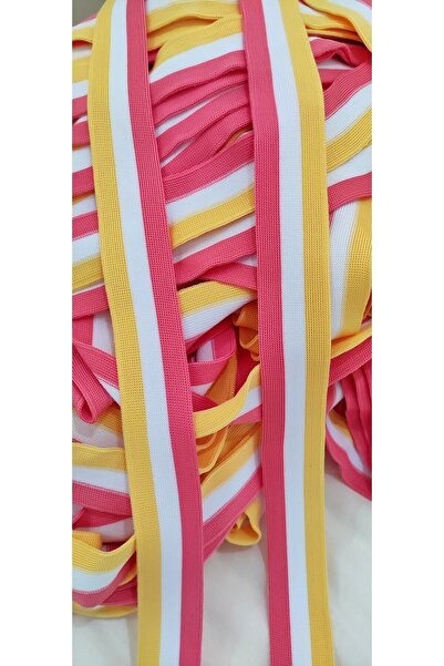 ALTAY AKSESUAR شريط تكتك أصفر وردي أبيض