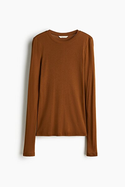 H&M Pima Pamuklu Jarse Üst